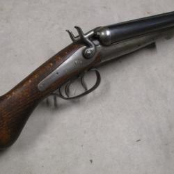 Joli HUSQVARNA mod&egrave;le 1877, Cal 12 &agrave; chiens, &agrave; 1 euro sans prix de r&eacute;serve!!!