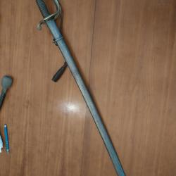 Sabre officier d'infanterie mod&egrave;le 1855 avec fourreau et dragonne. Dipp ? &agrave; Andlau