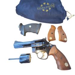Revolver MANURHIN MR73 4" cal.357 Mag convertible (Barillet suppl&eacute;mentaire 9x19) fabrication Mulhous