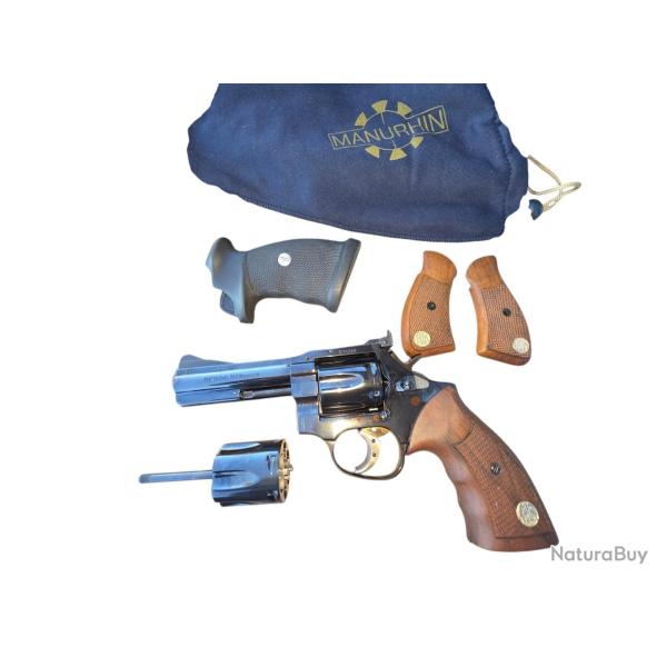 Revolver MANURHIN MR73 4" cal.357 Mag convertible (Barillet suppl�mentaire 9x19) fabrication Mulhous