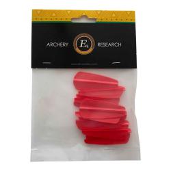 Plumes Rouges pour r&eacute;paration empennage fl&egrave;ches Cobra R9-RX et SIEGE