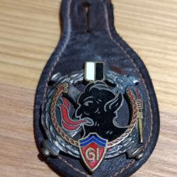 Insigne 61 r&eacute;giment d'artillerie