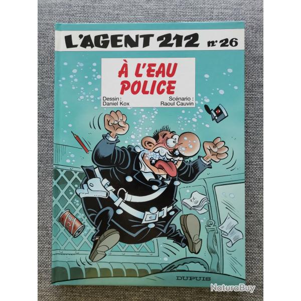 BD Agent 212 no 26, A l'eau police par Kox et Cauvin chez Dupuis