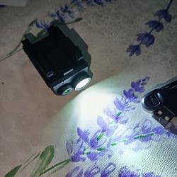 Lampe laser vert rechargeable - Defentac