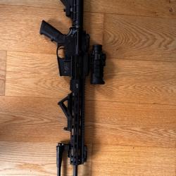 Carabine S&W M&P15 16" Cal 223 Rem + point rouge Burris AR-536
