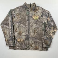 Veste polaire RealTree L camouflage bois vert fluo zipp&eacute;e gorpcore hunting camo