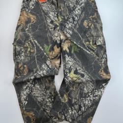 Pantalon cargo Mossy Oak Break Up camo RealTree 3XL W48 neuf NWT FieldStaff 2000s