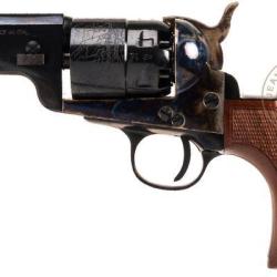 Revolver PIETTA Navy Yank Snubnose 1851 Cal. 44 - crosse arrondie quadrill&eacute;e - Canon 3''
