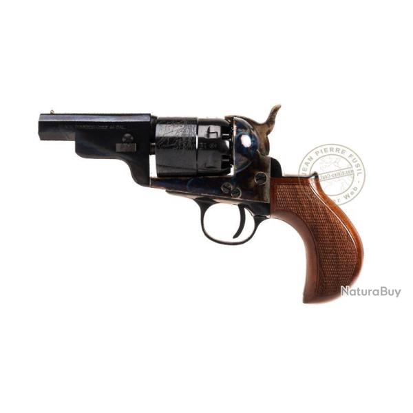 Revolver PIETTA Navy Yank Snubnose 1851 Cal. 44 - crosse arrondie quadrill�e - Canon 3''