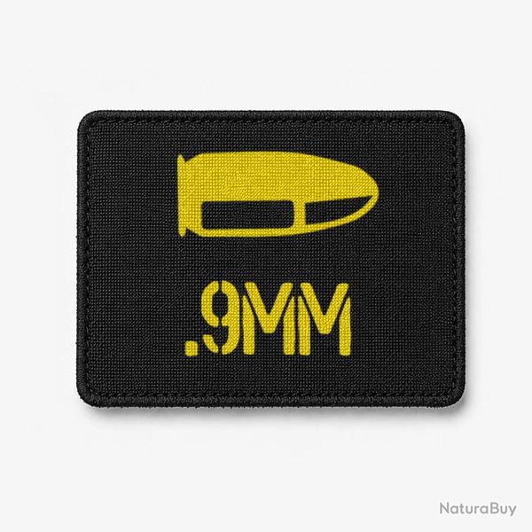 Patch 9mm - Noir / Jaune