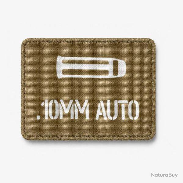Patch 10mm Auto - Coyote / Blanc