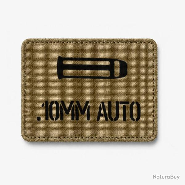 Patch 10mm Auto - Coyote / Noir