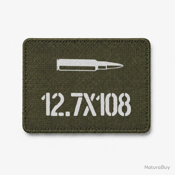 Patch 12.7�108 - Olive / Blanc