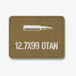 Patch 12.7&times;99 OTAN - Coyote / Blanc