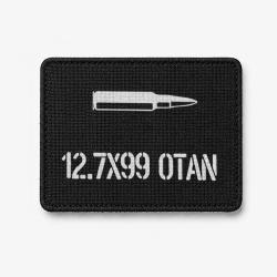 Patch 12.7&times;99 OTAN - Noir / Blanc