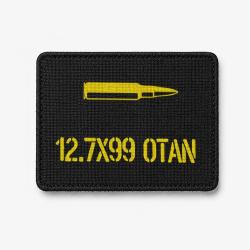 Patch 12.7&times;99 OTAN - Noir / Jaune