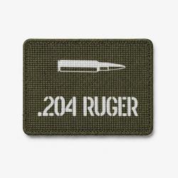 Patch .204 Ruger - Olive / Blanc