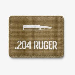Patch .204 Ruger - Coyote / Blanc