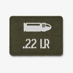 Patch .22 LR - Olive / Blanc