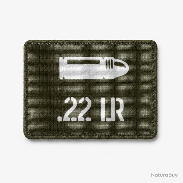 Patch .22 LR - Olive / Blanc