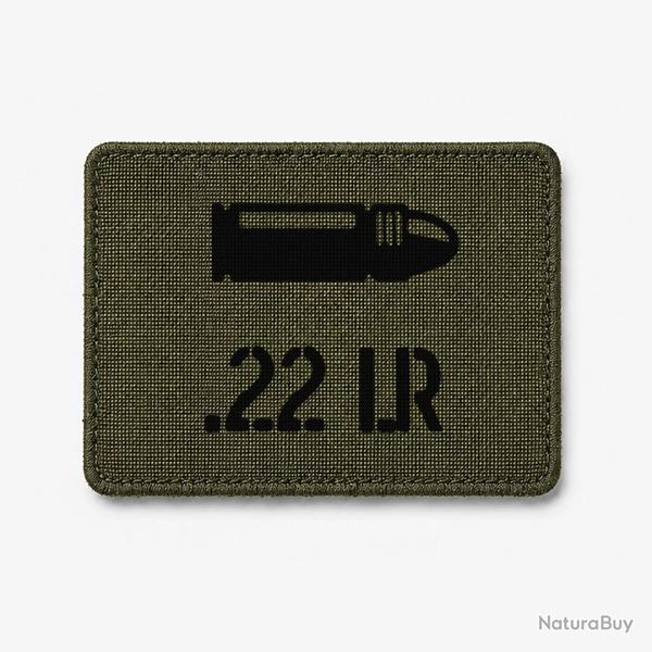 Patch .22 LR - Olive / Noir