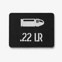 Patch .22 LR - Noir / Blanc