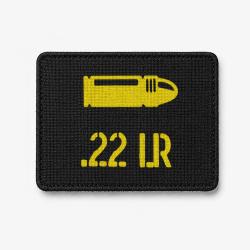 Patch .22 LR - Noir / Jaune