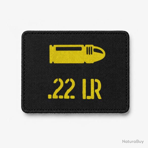 Patch .22 LR - Noir / Jaune