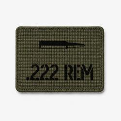 Patch .222 Rem - Olive / Noir
