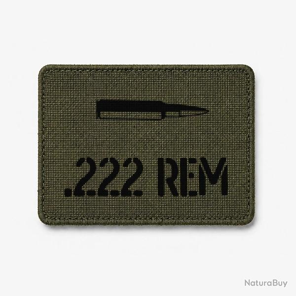 Patch .222 Rem - Olive / Noir