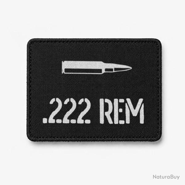 Patch .222 Rem - Noir / Blanc