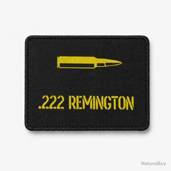 Patch .222 Remington - Noir / Jaune