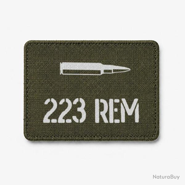 Patch 223 Rem - Olive / Blanc