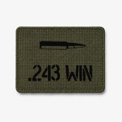 Patch .243 Win - Olive / Noir