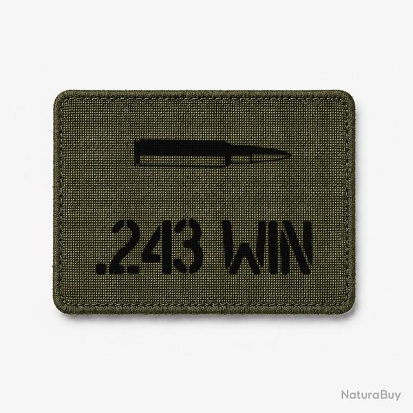 Patch .243 Win - Olive / Noir