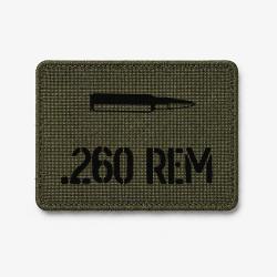 Patch .260 Rem - Olive / Noir