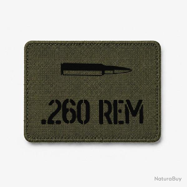 Patch .260 Rem - Olive / Noir