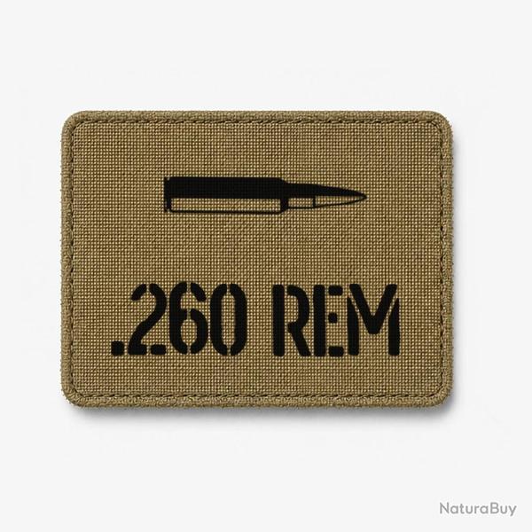 Patch .260 Rem - Coyote / Noir