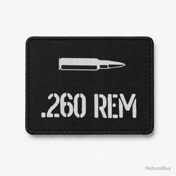 Patch .260 Rem - Noir / Blanc