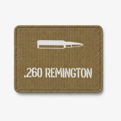 Patch .260 Remington - Coyote / Blanc