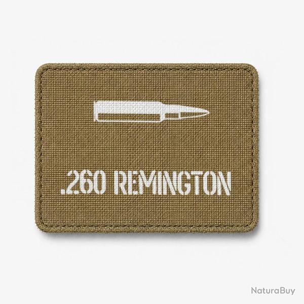 Patch .260 Remington - Coyote / Blanc