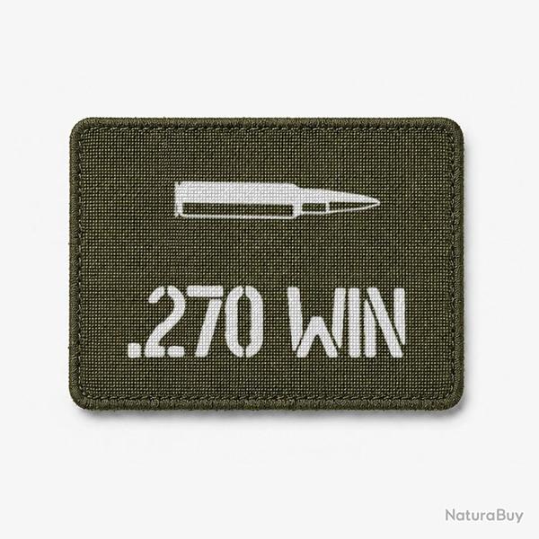 Patch .270 Win - Olive / Blanc