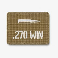 Patch .270 Win - Coyote / Blanc
