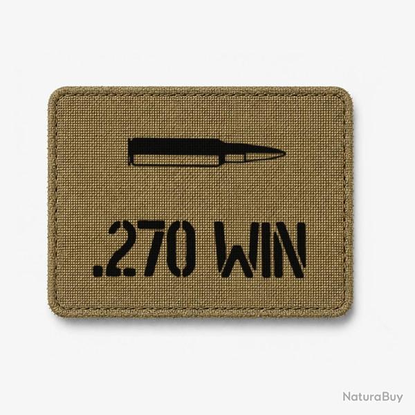 Patch .270 Win - Coyote / Noir