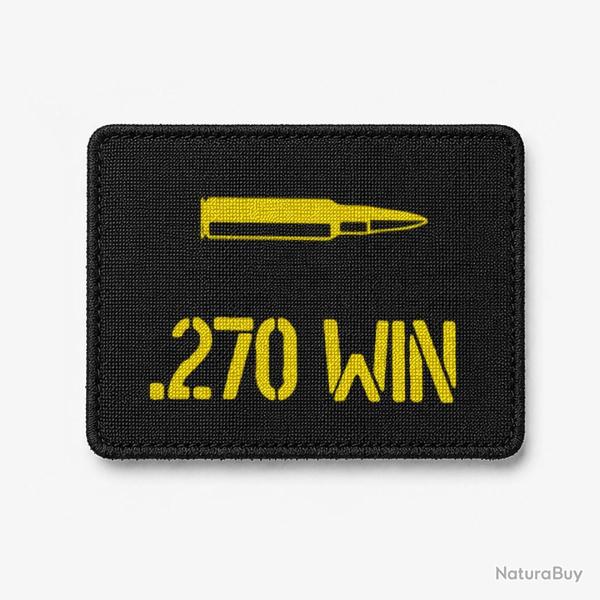 Patch .270 Win - Noir / Jaune