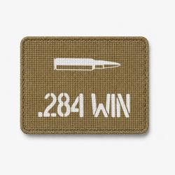 Patch .284 Win - Coyote / Blanc