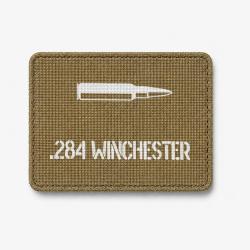 Patch .284 Winchester - Coyote / Blanc