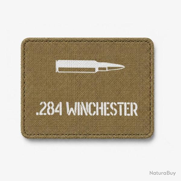Patch .284 Winchester - Coyote / Blanc