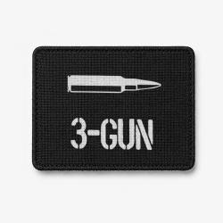 Patch 3-Gun Cartouche - Noir / Blanc