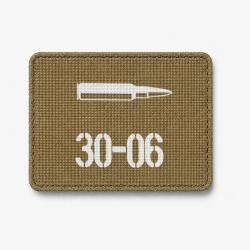 Patch .30-06 - Coyote / Blanc